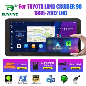 10.33 инчов автомобил радио за TOYOTA LAND CRUISER 90 1998-2002 2Din Android кола стерео DVD GPS навигационен плейър QLED екран Carplay