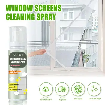 Почистване на прозорци Спрей за почистване на прозорци Мощно отстраняване на чисти петна Грес 100ml и пяна X2F1