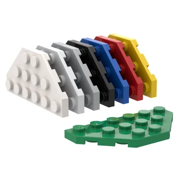 1 бр. Блокове за сгради 2419 клин, плоча 3 x 6 Изрязани ъгли Тухлени колекции Насипни модулни GBC играчки за високотехнологичен MOC комплект