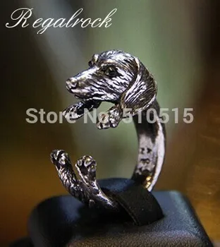 Сладък Dackel Teckel Dachshund пръстен Weiner наденица куче обвивка домашни любимци