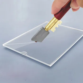 Единична диамантена резачка за стъкло Преносим остър нож Стъкло Диамантен режещ инструмент Диамантен резач за стъкло Професионален резач за стъкло
