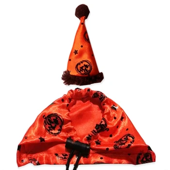 Регулируем комплект костюми брадат дракон Хелоуин шапка и наметало оранжево