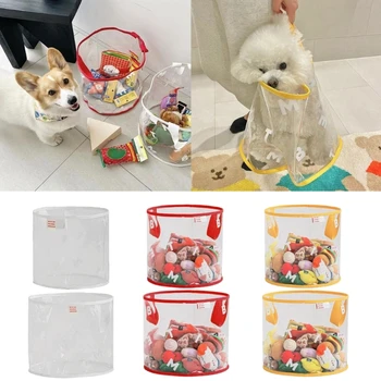 PVC чанта за съхранение на играчки за домашни любимци Организация на дома Водоустойчива играчка за съхранение на чанти Контейнери Контейнер Дропшипинг