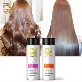 PURC 8% бразилски кератин коса лечение комплект изправяне изглаждане красота здраве за жени продукт за грижа за косата
