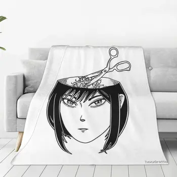 Аниме Chop Bowl Момиче одеяло Bedspread на леглото дебели покривала за легло за зимата