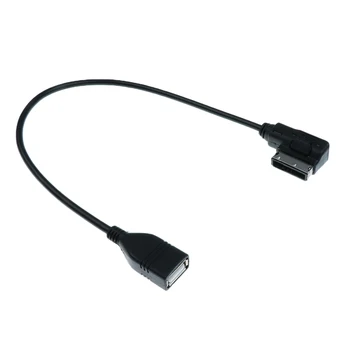 Универсален автомобилен аудио музикален интерфейс AMI към USB флаш устройство адаптер кабел MP3