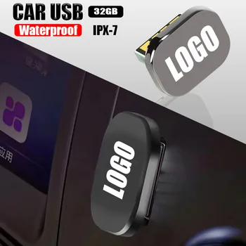 автомобил Универсално флаш устройство USB метален U диск за Saab 900 93 95 GT750 93X 9X Turbo Monster Phoenix Sonett 9-5 9-3 9000 Аксесоари