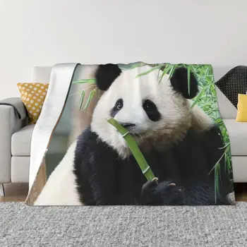 Fubao Aibao Panda Fu Bao Blanket Super Warm All-Season Comfort Throw Blankets for Easy Care Machine Sofa