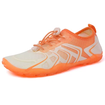 2023 Мода Оранжеви Мъже Боси обувки Летни бързо съхнещи Мъже Обувки за фитнес Унисекс Обувки против хлъзгане Обувки за водни спортове Sapatilha Aquatica
