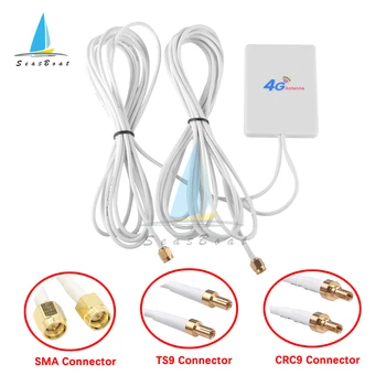 2M 3G 4G LTE рутер модем въздушна външна антена с TS9 / CRC9 / SMA конектор кабел за Huawei ZTE 4G LTE антена