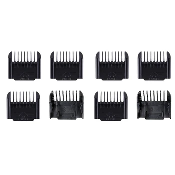 Електрически аксесоари за подстригване,8Pcs Cut Clipper Limit Comb Guide Attachment Size Barber Replacement(1Mm,1Mm,2Mm,3Mm)