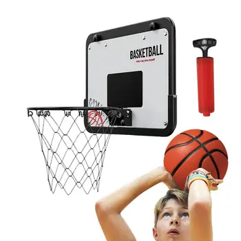 Детски сгъваем баскетболен обръч регулируема по височина вътрешен баскетболен обръч сгъваем баскетболен преносим обръч за камина