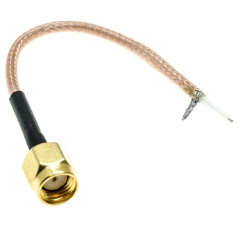 RPSMA мъжки към PCB спойка Pigtail RG316 кабел за WIFI безжичен рутер GPS GPRS ниска загуба жак щепсел тел конектор
