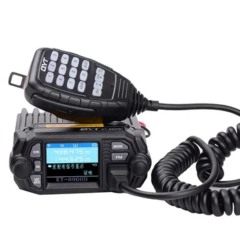 QYT KT 8900D VHF UHF 136-174 400-470MHZ Мобилно радио Двулентов автомобил FM приемо-предавател 25W Walkie Talkie Ham Radio Car Mobile Radio