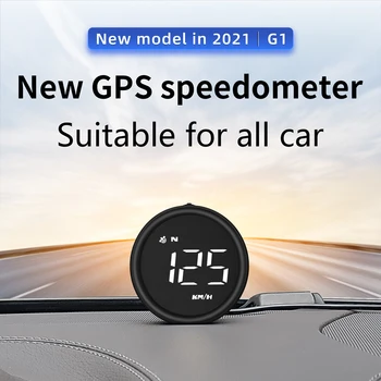 Car HUD Head Up дисплей Автомобилен цифров скоростомер Информация Проектор Състезателен GPS скоростомер