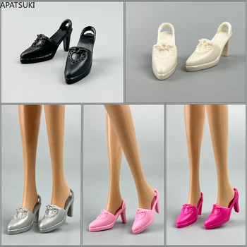 Многоцветни любовни модни обувки за кукла Барби Обувки на висок ток Сандали за 1/6 кукли Аксесоари за кукли Детски играчки 