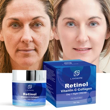Anti Wrinkle Retinol Cream Collagen Anti Aging Крем за лице Стягащ лифтинг Овлажняващ Изсветляващ Грижа за кожата Корейска козметика