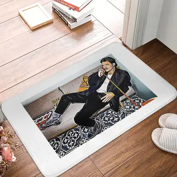 Педро Паскал баня нехлъзгащ килим ви призовава Digital Paint Art спалня мат добре дошли изтривалка етаж декор килим