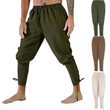 джогъри панталони мъже глезена колан панталони мъже шнур панталони 2023 нов дизайн мода плътен цвят панталони панталони