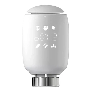 Zigbee Smart TRV Програмируем термостатичен радиаторен вентил Приложение Отдалечен температурен контролер Alexa За Google Home