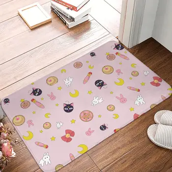 NEW Sailor Moon Printed Doormat Floor Mat Home Creative Mat Super Soft Absorbent Bathroom Door Mat Door Entrance Mat