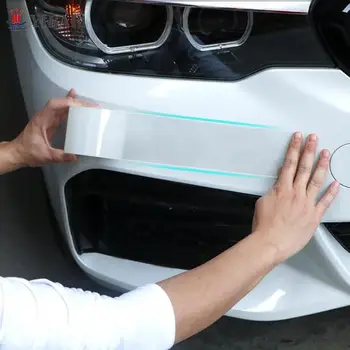 Универсален перваз на вратата на автомобила прозрачен стикер Автоматичен предпазител на ръба на вратата Протектор за перваза