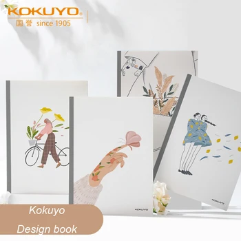 4Pcs KOKUYO японски илюстратор серия хоризонтална линия книга B5 мека повърхност копие A5 безжично обвързване студент обучение бележник
