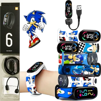 Sonic Smart Watch Спортен електронен сърдечен ритъм Налягане Кръвен крачкомер Акумулаторна музика Играчки за мониторинг на съня