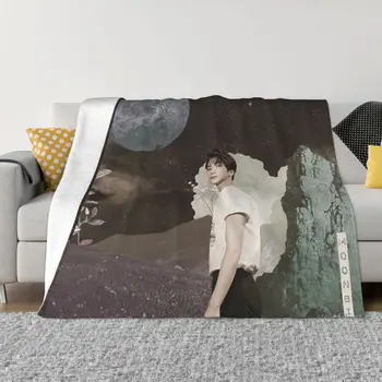 Колаж Moonbin ASTRO одеяло покривка на леглото хол разтегателен диван
