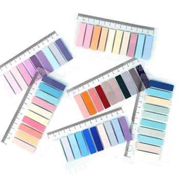 Лепкави раздели Раздели за книги 60 цвята Записваеми Morandi лепкави раздели Сменяеми цветни маркери за страници