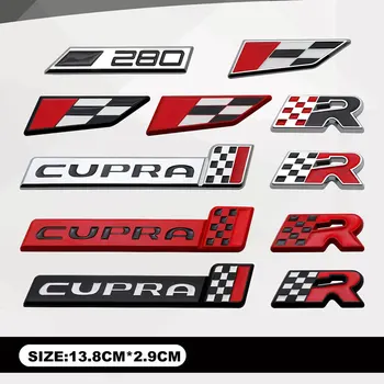 Автомобилни модификации Части за Cupra 280 Алека Роден Formentor Lbiza E-състезател R стайлинг раса флаг емблема тяло стикер решетка значка