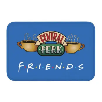 Central Perk Friends TV Show Входна врата Етаж Вход Мат Вътрешна баня Кухня Изтривалка Балкон Всекидневна Килим килим