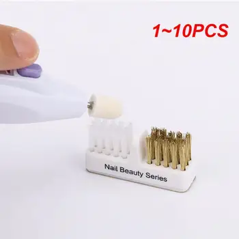 1~10PCS Свредло за нокти Чиста четка Почистване на прах Аксесоари за нокти Инструменти за маникюр