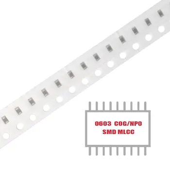 MY GROUP 100PCS SMD MLCC CAP CER 0.082UF 50V X7R 0603 Многослойни керамични кондензатори за повърхностен монтаж в наличност