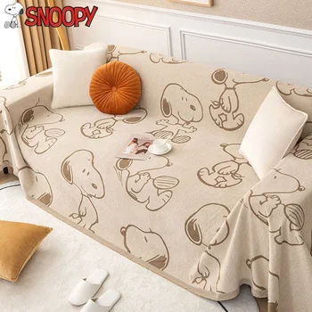 Snoopy диван капак предотвратяване на домашни любимци драскотини предотвратяване котки кучета надраскване одеяло против хлъзгане големи диван възглавници за хол