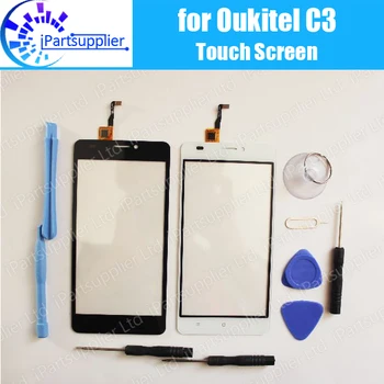 Oukitel C3 сензорен екран панел 100% гаранция нов оригинален стъклен панел сензорен екран стъкло замяна за Oukitel C3 + инструменти