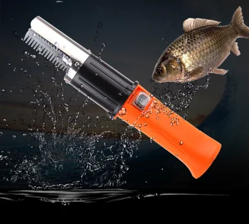 Fish мащаб остъргване машина електрически остъргване риба везни машина кухня мащабиране риба инструмент безжичен риболов скалер H # y