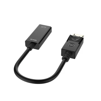 to HDMI-съвместим кабел 4K 30Hz DisplayPort към адаптер дисплей порт видео аудио за PC HDTV проектор лаптоп