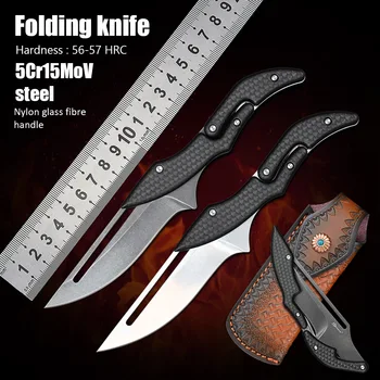 5Cr15MoV стомана самозащита тактически ръчни инструменти къмпинг полезност джобни ножове оцеляване лов сгъваем нож EDC