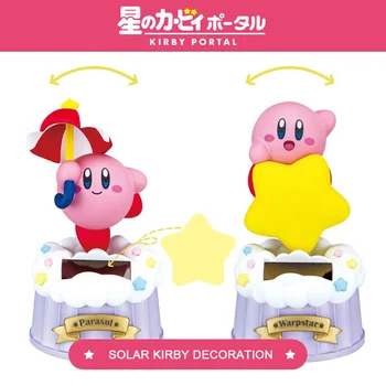 Аниме Kirby слънчева енергия люлка фигури кола монтирани десктоп декорация подарък Kawaii Kirby играчки Коледен подарък за рожден ден