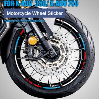Мотоциклетни стикери Светлоотразителни джанти Decal XADV 750 аксесоари 2023 за Honda X-ADV 350 XADV750 X-ADV750 2017 2019 2020 2021 2022