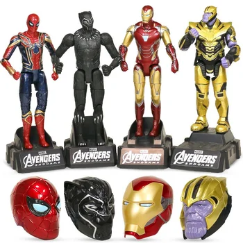 Marvel Avengers Alliance Spider Man Iron Man Destroy Super Hero Action Transformation Doll Toy Children's Christmas Gift