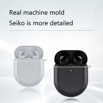 Калъф за калъф, анти-загубена & удароустойчива защитна кожа за Redmi AirDots 3 Pro слушалки за зареждане с ключодържател