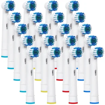 20Pcs подмяна на глави за четка за зъби Braun Oral-B Precision Clean Toothbrush Replacement Brush Heads