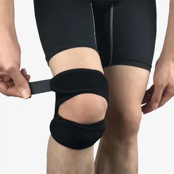 Patella коляното каишка регулируема против приплъзване коляното болка облекчение подкрепа за спортни наранявания болки в ставите Патела стабилизатор за спорт