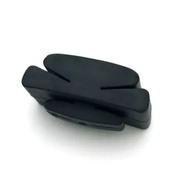 1pc черна гумена китара Pick Clip Нова висококачествена ключалка, поставена на главата на китарата за бас Аксесоари за избор на укулеле
