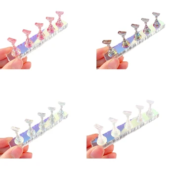 полски изложбена стойка Crystal AB магнитен държач практика изложбена стойка акрилни кристал показване изкуство инструмент