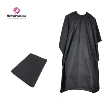 1Pcs Черно фризьорство нос професионална прическа салон бръснар кърпа обвивка защита рокля престилка водоустойчив рязане рокля кърпа за коса