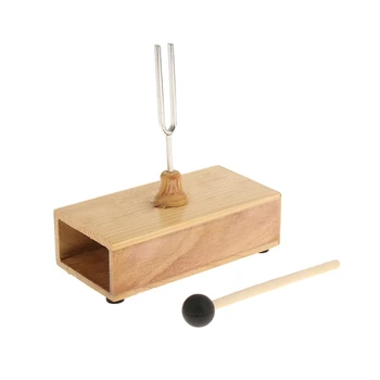 Дърво резонатор кутия чукчета вибрация инструмент тунинг вилица музика обучение дропшип