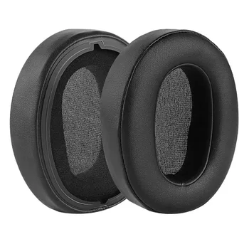 Резервни подложки за уши за слушалки Sony WH-XB900N Наушници Кожени слушалки Части за ремонт на възглавница за уши (черни)